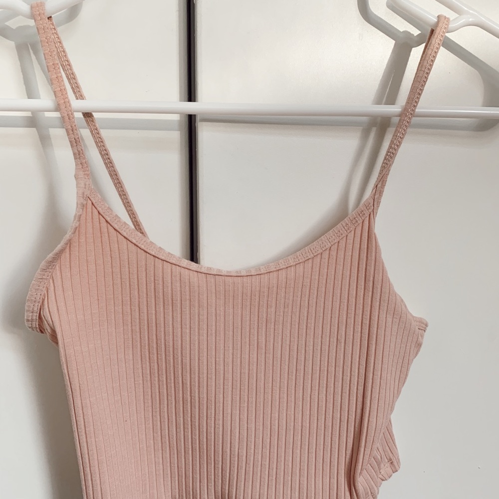 Wilfred Pink Ribbed Tank Top - Picture 3 of 3